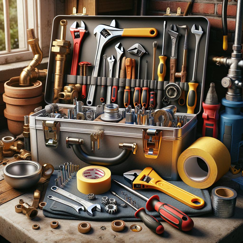 Homeowner DIY plumbing tools