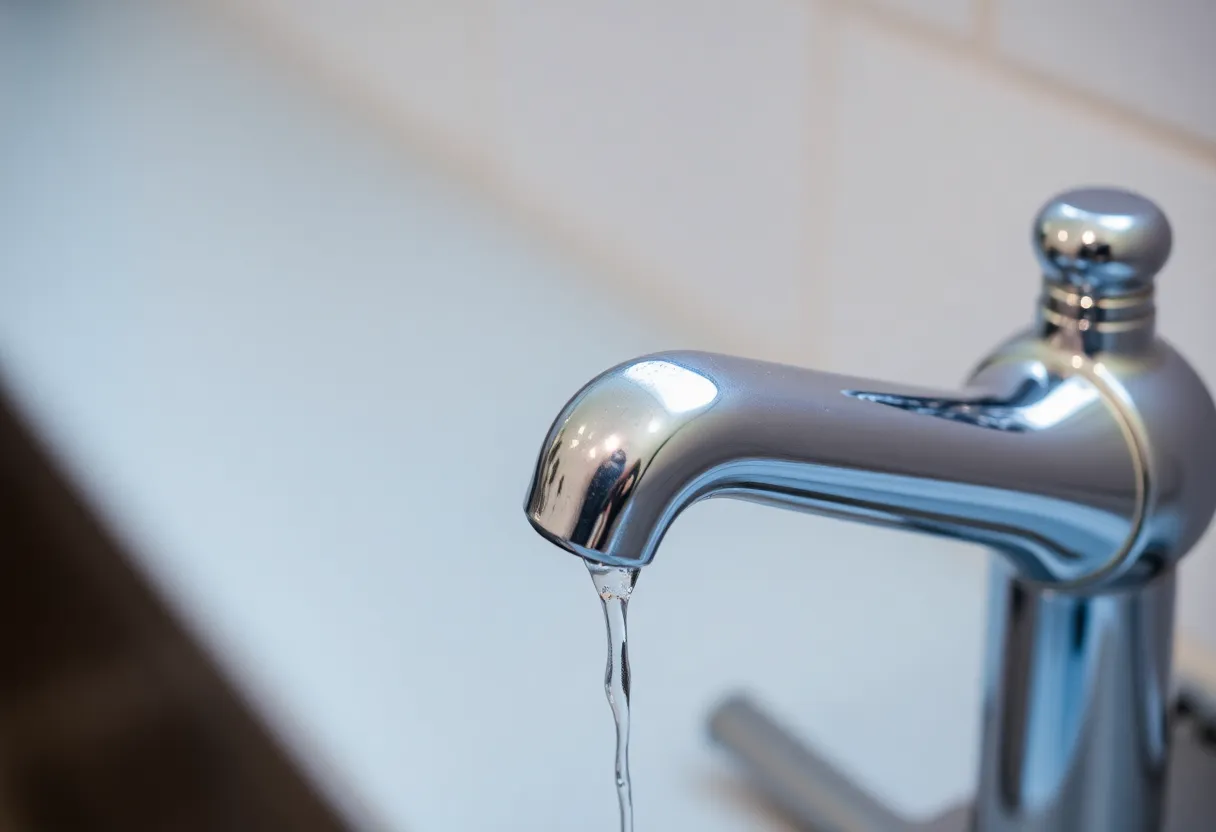 Leaky Faucet Close-Up