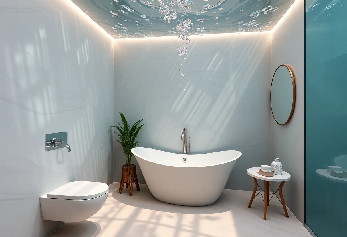 Stylish Bathroom Underwater